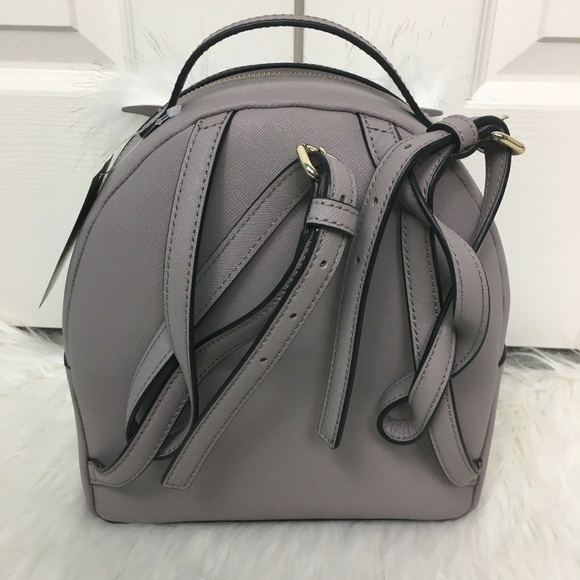 NWT KATE SPADE Owl Tomi Star Bright Backpack Gray main image 2